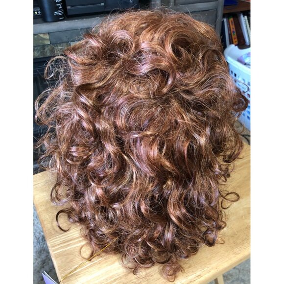 Paula Young Wig NWT Brittany Red Long Medium Curls Color 33/28 Auburn main image 16